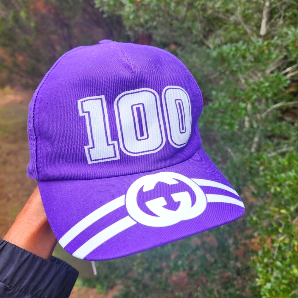 Purple Gucci Hat W/Out Tags  - Large